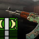 ak47 skin with cash bills on the left