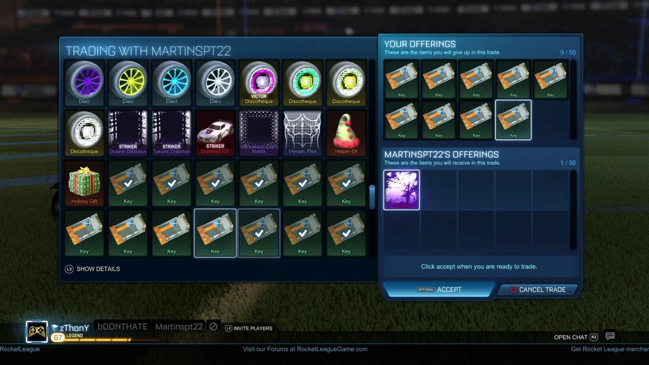 Rocket League Item Trading 2018