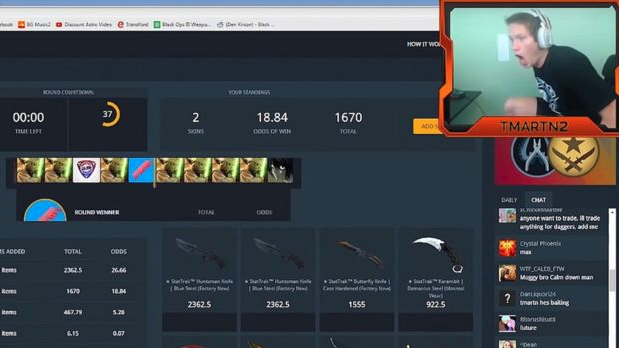 csgolotto and one of its owners, Tmartn