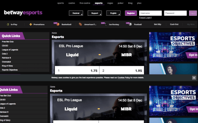 Betway Esports Betting Screenshot