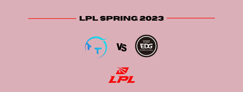 EDG vs ThunderTalk Gaming at LPL Spring 2023