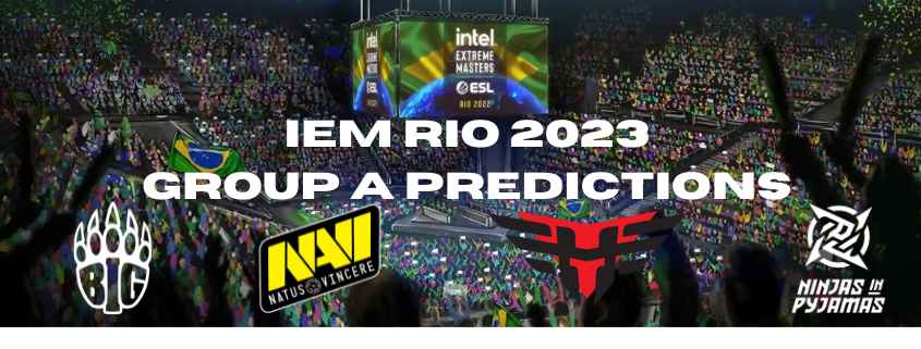 IEM RIO 2023 crowd with group a predictions between Navi & BIG and Heroic & NIP