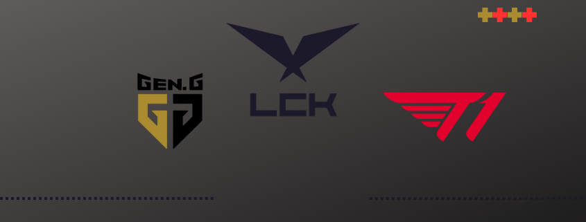 T1 and Gen. G at the upper bracket final of LCK Spring 2023