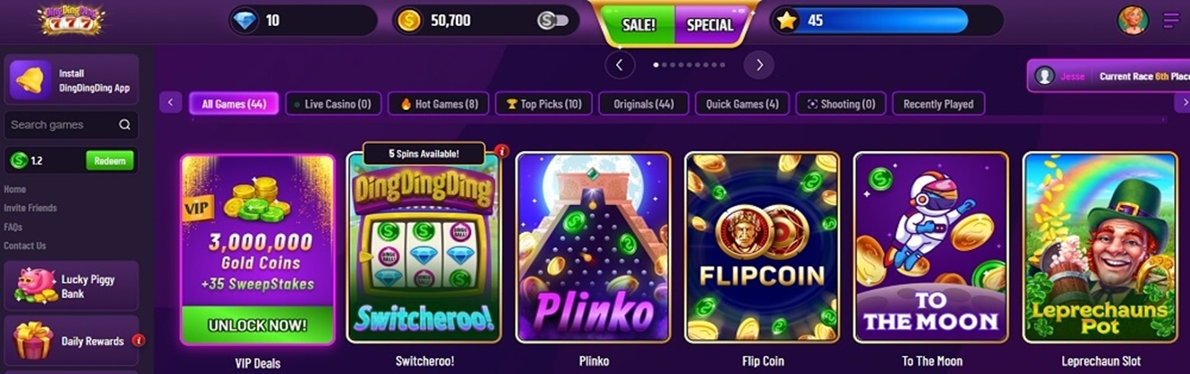 Ding DIng Ding Casino Games